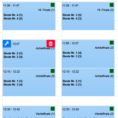 Einfaches Ausscheidungsturnier